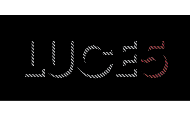 Luce5 - logo - negativo colori
