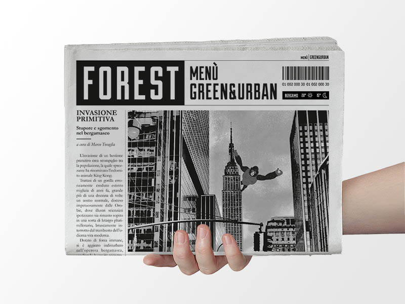 Forest Newspaper Menu