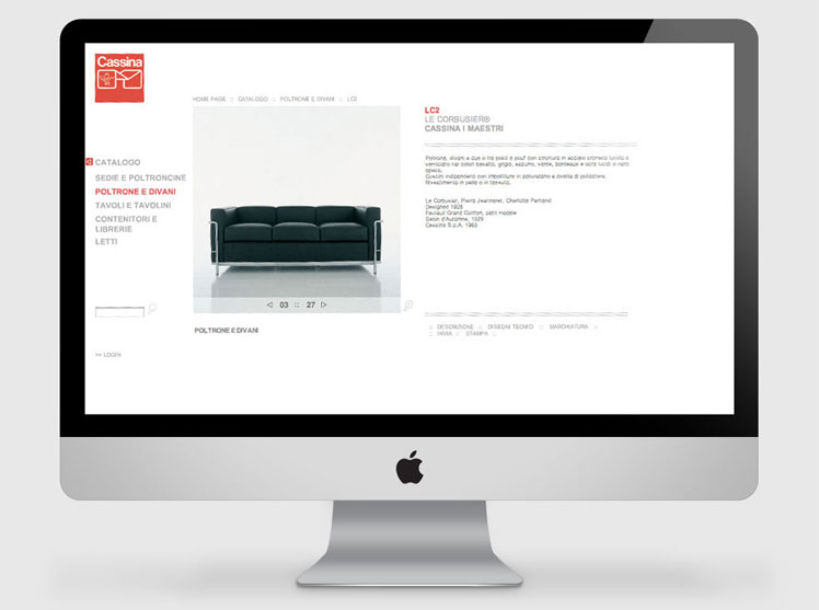 Cassina website