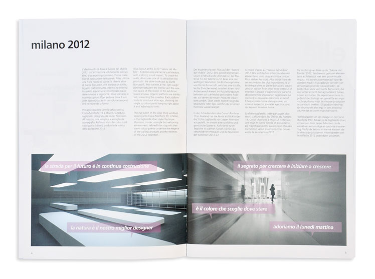 Alias Salone del Mobile 2012 - News brochure