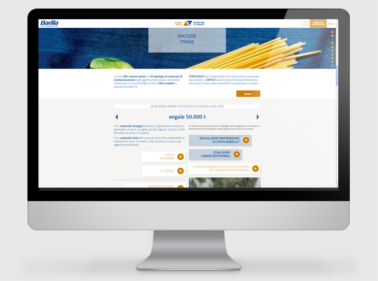 Barilla Rapporto di sostenibilita 2013 website