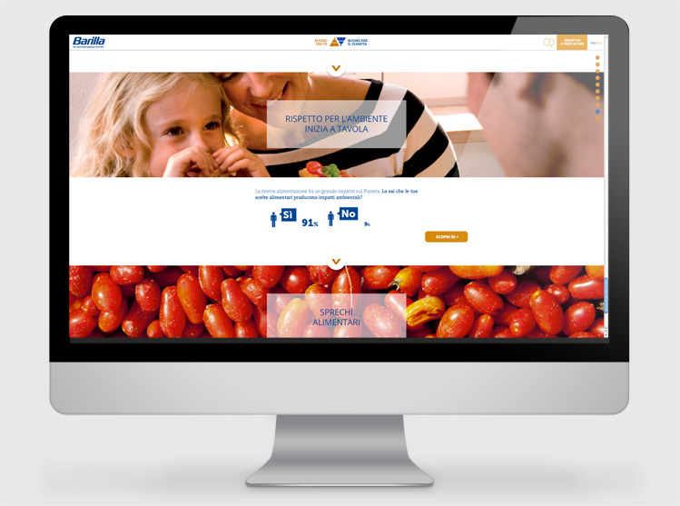 Barilla Rapporto di sostenibilita 2013 website