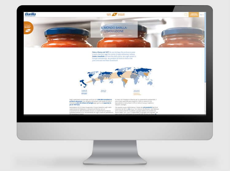 Barilla Rapporto di sostenibilita 2013 website